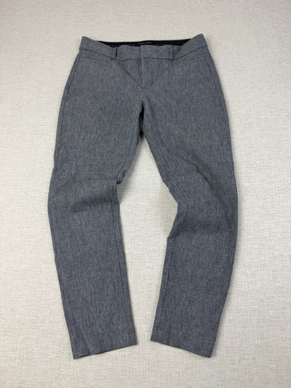Banana Republic Sloan Gray Dress Pants Women’s Size 2 Slim Ankle Career